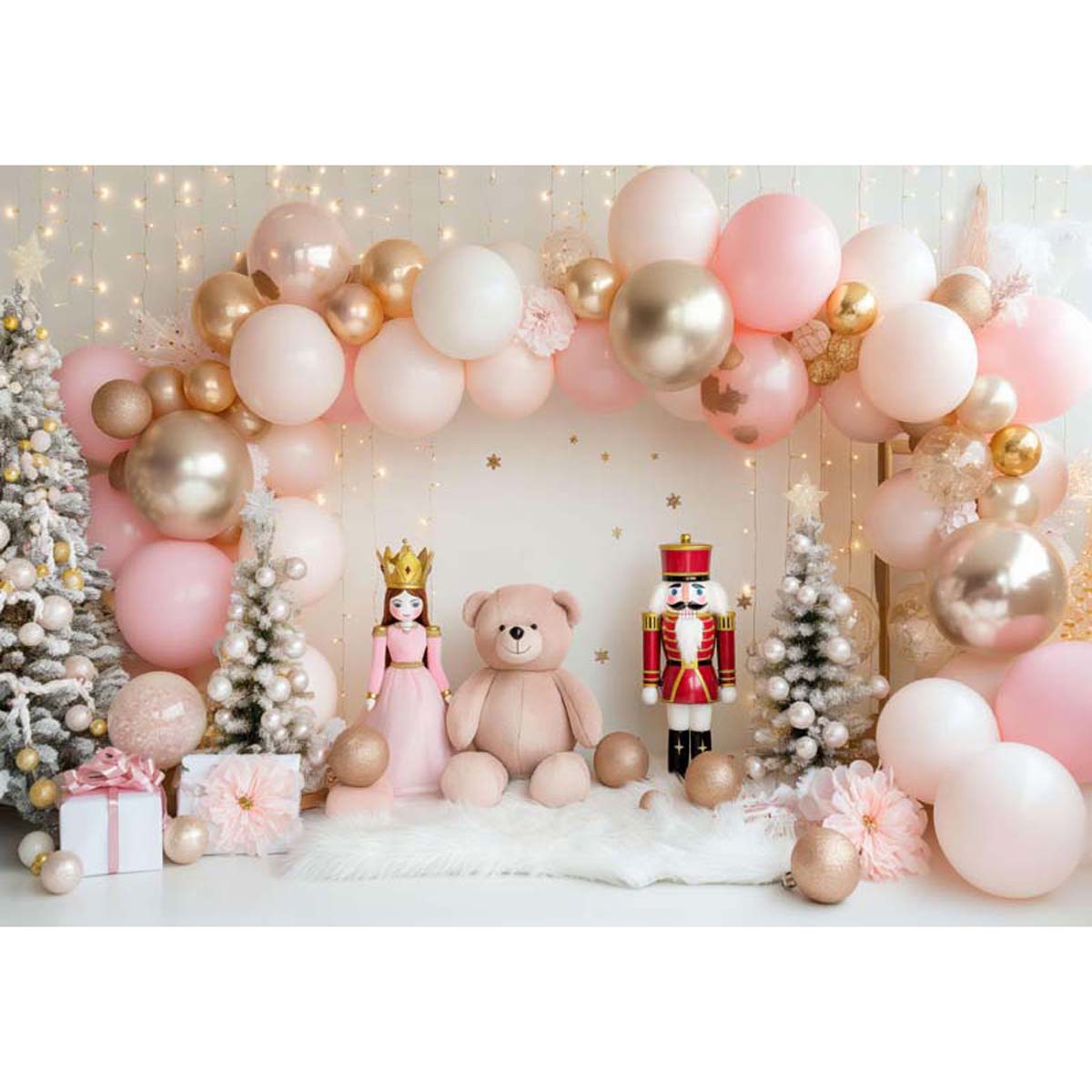 Allenjoy Princess & Nutcracker Toy Soldier Backdrop - Walmart.com