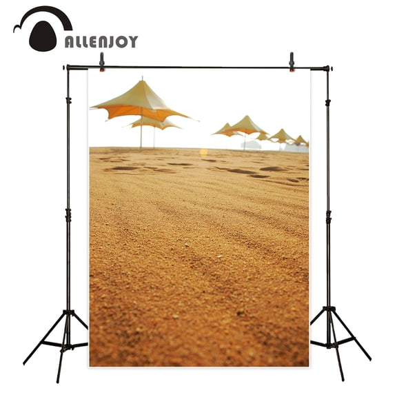 Allenjoy backgrounds for photo studio Summer sun umbrella sunny beach Photoph for subject photography computer printed