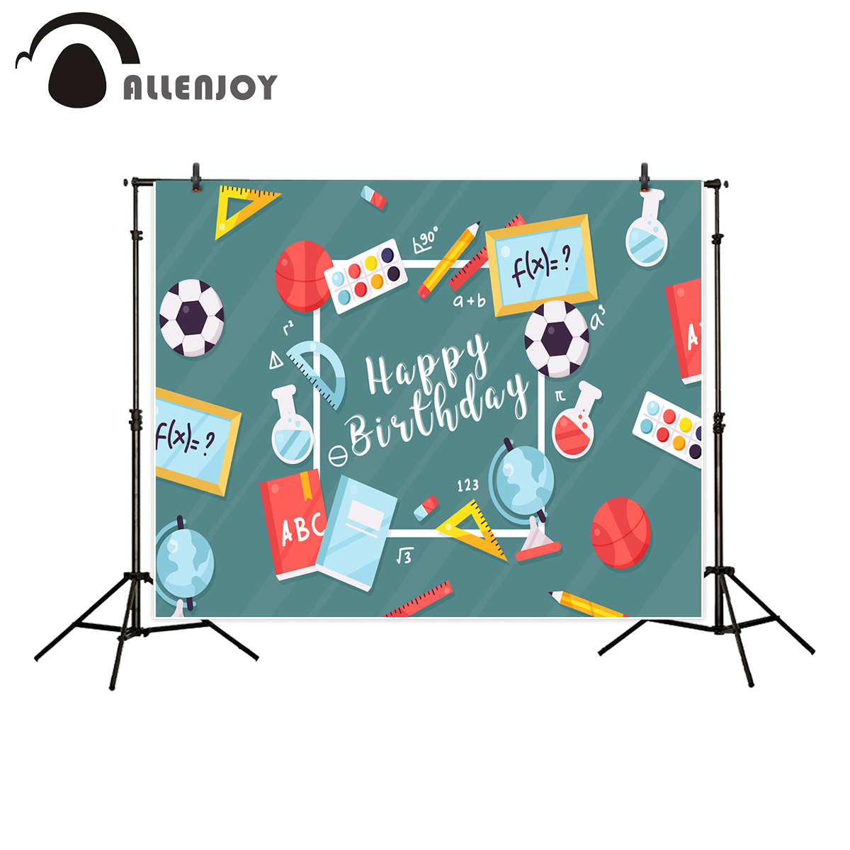 Custody Ruler Backdrop Allenjoy backgrounds for photography studio Science football globe pen ...