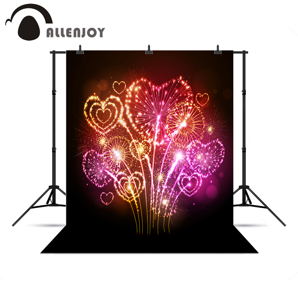 Allenjoy photographic background New year vinyl colorful fireworks ...
