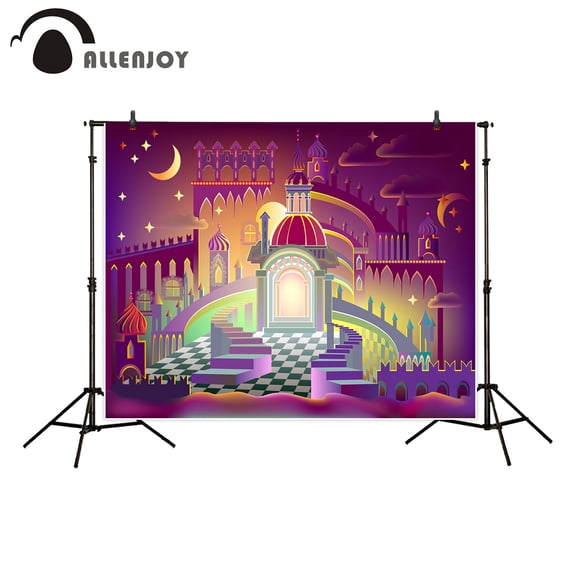 Allenjoy photography backdrop fairy tale European style maze star moon fantasy background photo studio camera fotografica