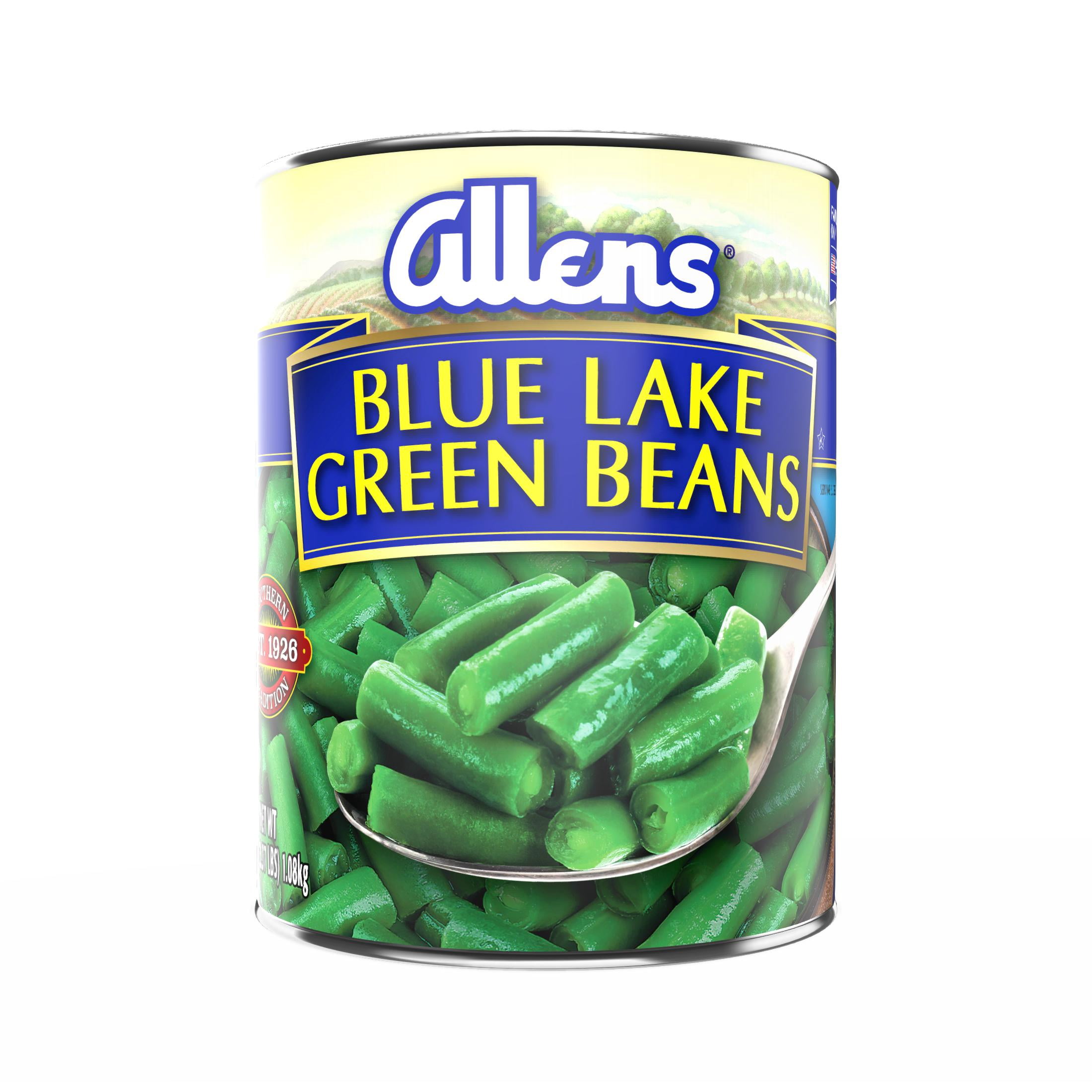 Allens Blue Lake Green Beans, Canned Vegetables, 38 oz