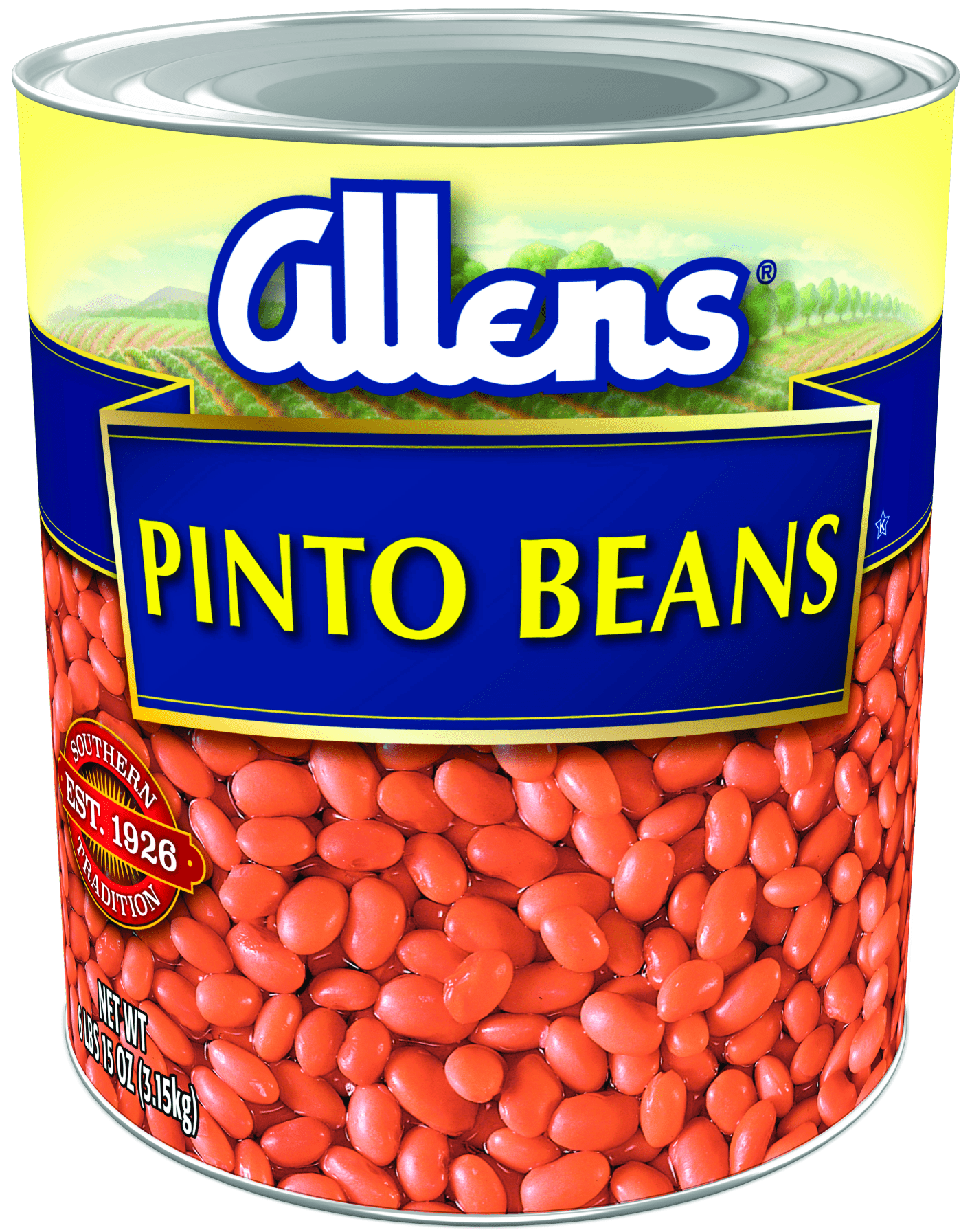 Allens Canned Pinto Beans, 111oz Can