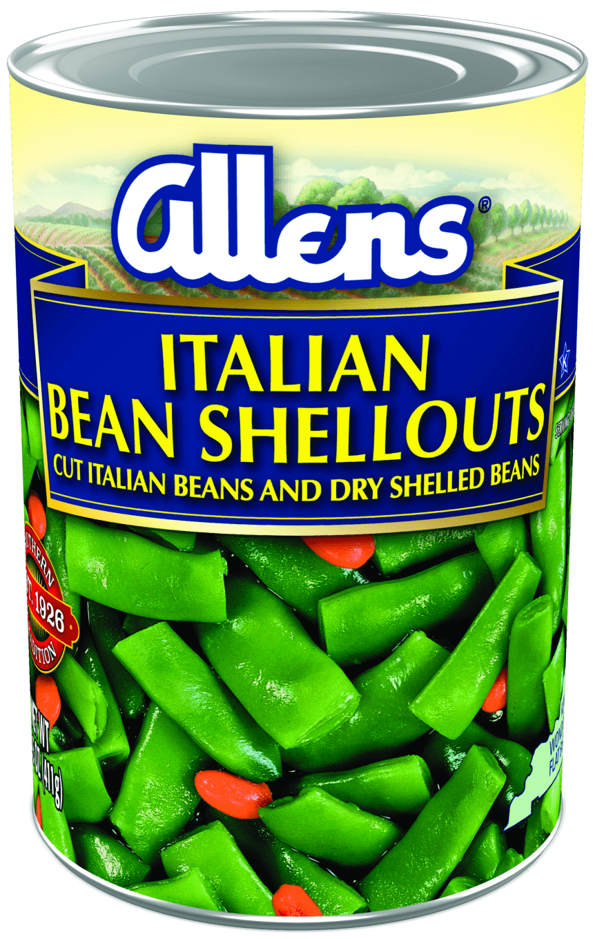 Allens Italian Bean Shellouts, Canned Vegetables, 14.5 oz