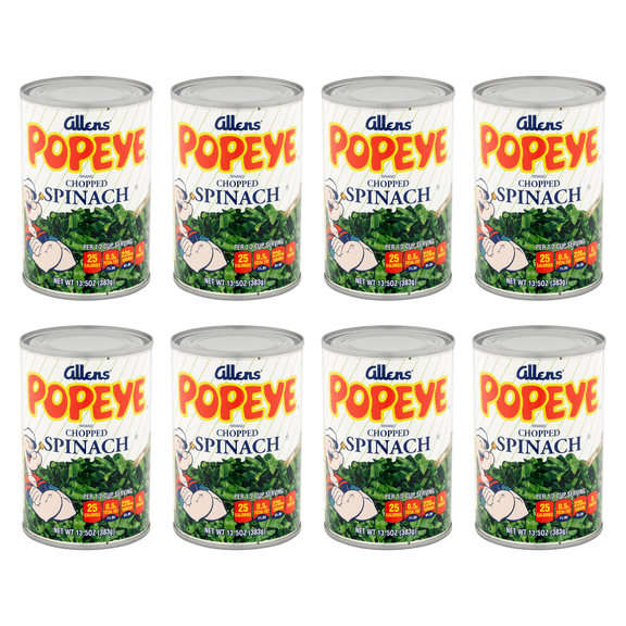 Allens Popeye Spinach, Chopped, 13.5 Oz (Pack of 8)