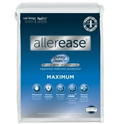 AllerEase Maximum Mattress Cover Protector Cal King- Zippered, Waterproof Allergen Barrier