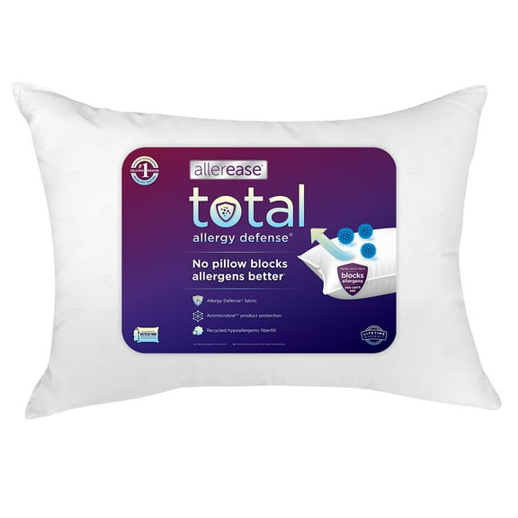 AllerEase Total Allergy Defense Bed Pillows, King (2 Count)