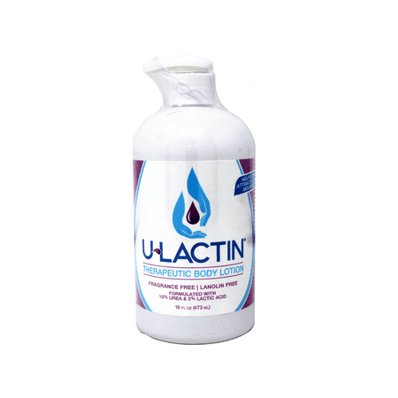 U-Lactin Therapeutic Body Lotion with Urea and Lactic Acid for Dry, Rough Skin,16 Fl Oz - 6 Pack