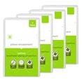 thumbnail image 1 of Allerease Breathable Cotton Pillow Protector For Sleeping - 4 Pack White, 1 of 9