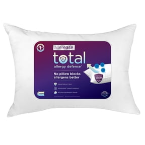AllerEase Total Allergy Defense Bed Pillows, Standard/Queen (2 Count)