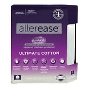 AllerEase Ultimate Cotton Top Mattress Cover Protector, Queen - Zippered, Waterproof