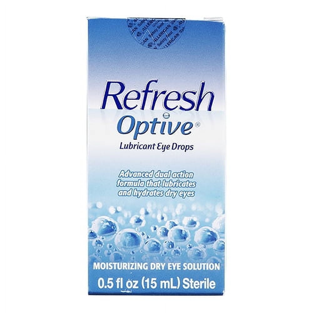 Allergan Optive Lubricant Eye Drops - 15 Ml, 2 Pack