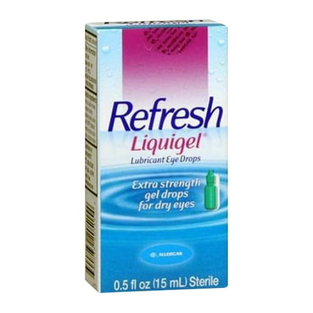 Allergan Refresh Liquigel Lubricant Eye Drops For Moderate To Severe Dry Eye - 0.5 Fl Oz(15 Ml), 3 Pack