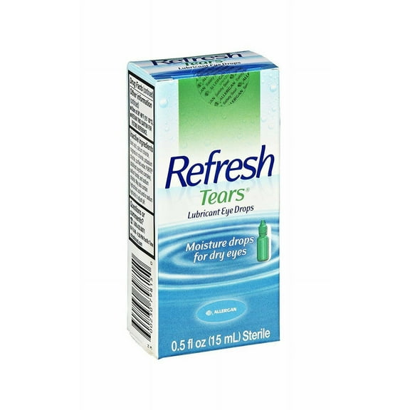 Allergan Refresh Tears Eye Drops For Mild To Moderate Dry Eyes Pack of 6