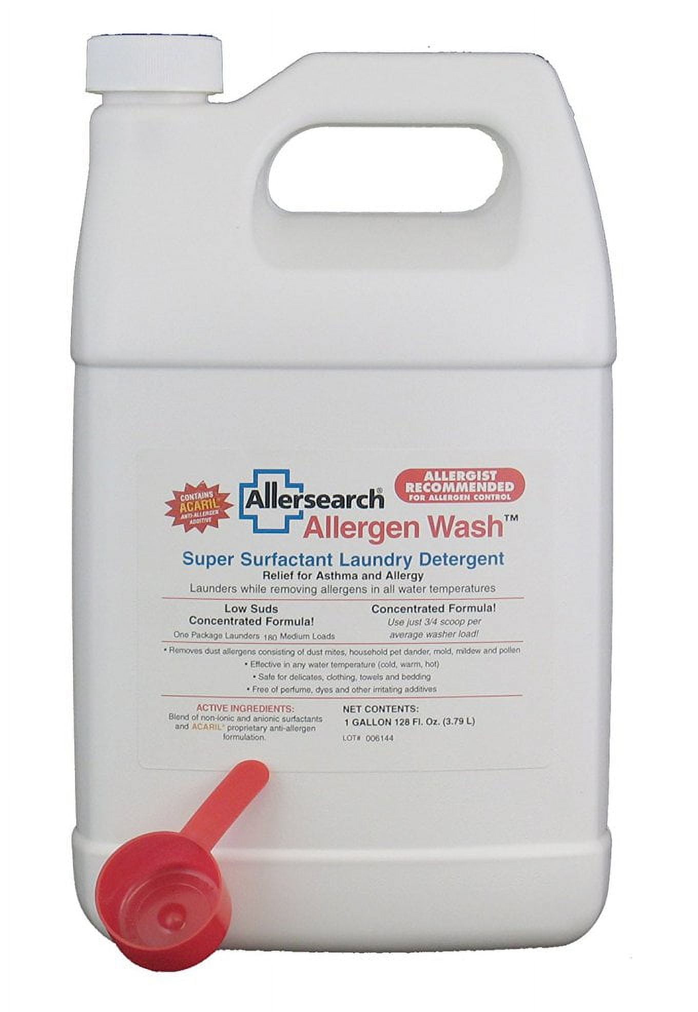 Allergen Wash Laundry Detergent 128 oz.