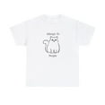 thumbnail image 1 of Allergic To People Unisex Heavy Cotton Tee, 1 of 4
