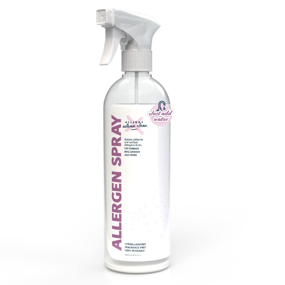 Allergy Asthma Clean Allergen Spray Pets Dust Allergies More Air Surface Control Just Add Water Bottle Over 33oz Walmart