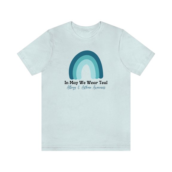 Allergy Awareness, Asthma Awareness Shirt Unisex Jersey Short Sleeve Tee