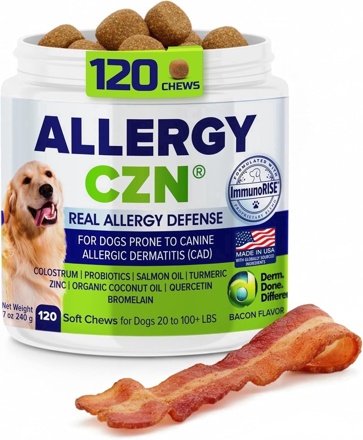 Allergy CZN™ Allergy Defense Soft Chews for Dogs 20 lbs and Up (120ct)