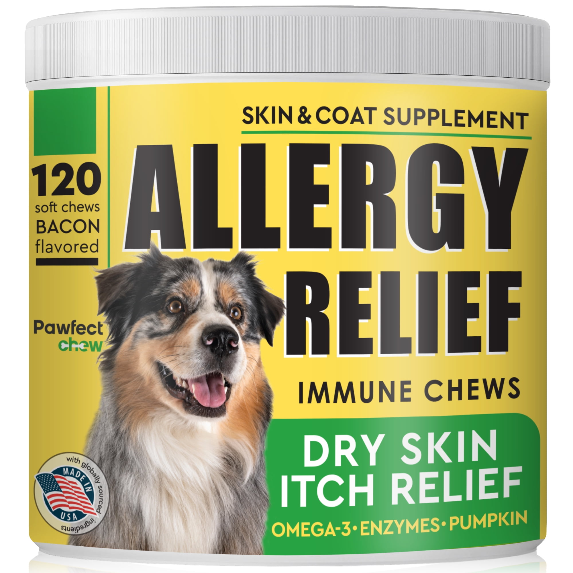 Allergy Relief Dog Chews W Omega 3
