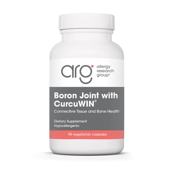 ARG Boron Joint with CurcuWIN - Curcumin Supplement with Boron & Magnesium - Joint, Bone & Connective Tissue Support - High Bioavailability Formula - Vegetarian - 90 Servings - 90 Capsules