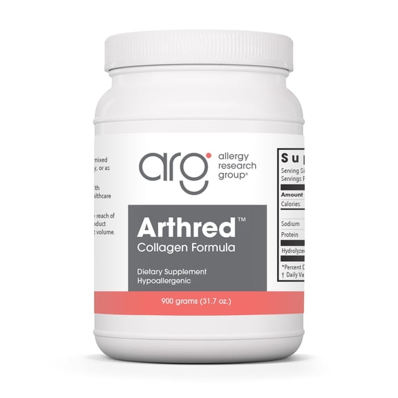 Allergy Research Group Collagen Powder for Men & Women - Collagen Peptides, Arthred Supplement, Bovine Sourced, Arthred Powder, Collagen Formula, Hydrolyzed Collagen - 31.7 Oz