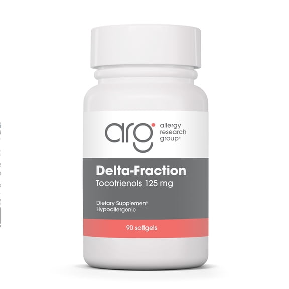 ARG Delta-Fraction Tocotrienols 50 mg- 100 mg Tocotrienols per Serving - Antioxidant Support - Hypoallergenic - 90 Servings - 90 Softgels