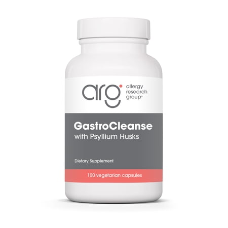 ARG GastroCleanse - Digestive Cleanse Supplement - Psyllium Fiber & Activated Charcoal Blend - Gut & Colon Support - Vegetarian - 25 Servings - 100 Capsules