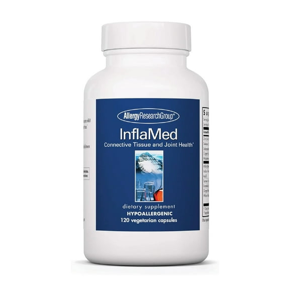 Allergy Research Group InflaMed Joint Health Supplement - Joint Support Supplement for Men & Women, Molybdenum, Turmeric, MSM, Boswellia,Connective Tissue Health - 120 Count