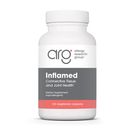 ARG InflaMed - Connective Tissue & Joint Support Supplement - Synergistic Herbal & Enzyme Complex - Includes MSM, Turmeric, Boswellia & Bromelain - 60 Servings - 120 Capsules