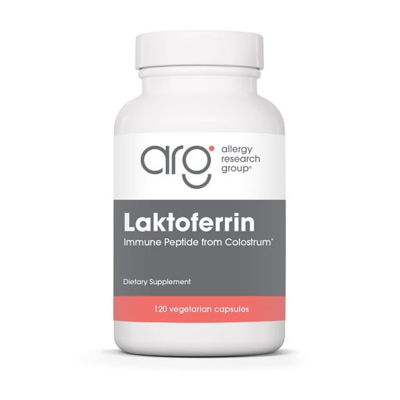 ARG Laktoferrin - 350mg Lactoferrin - Immune System & Gut Health Support - Gluten-Free & Non-GMO - 120 Servings - 120 Capsules