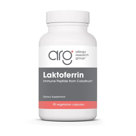 ARG Laktoferrin - 350 mg Lactoferrin - Immune System & Gut Health Support - Gluten-Free & Non-GMO - 90 Servings - 90 Capsules