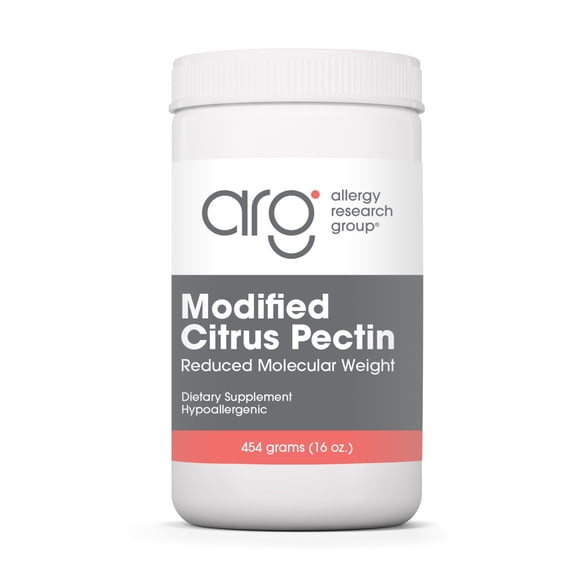 Allergy Research Group Citrus Pectin Powder - Modified Citrus Pectin for Detox and Cleanse Support, Unflavored Soluble Dietary Fiber Supplement for Digestive Health - 16 oz (454 g)