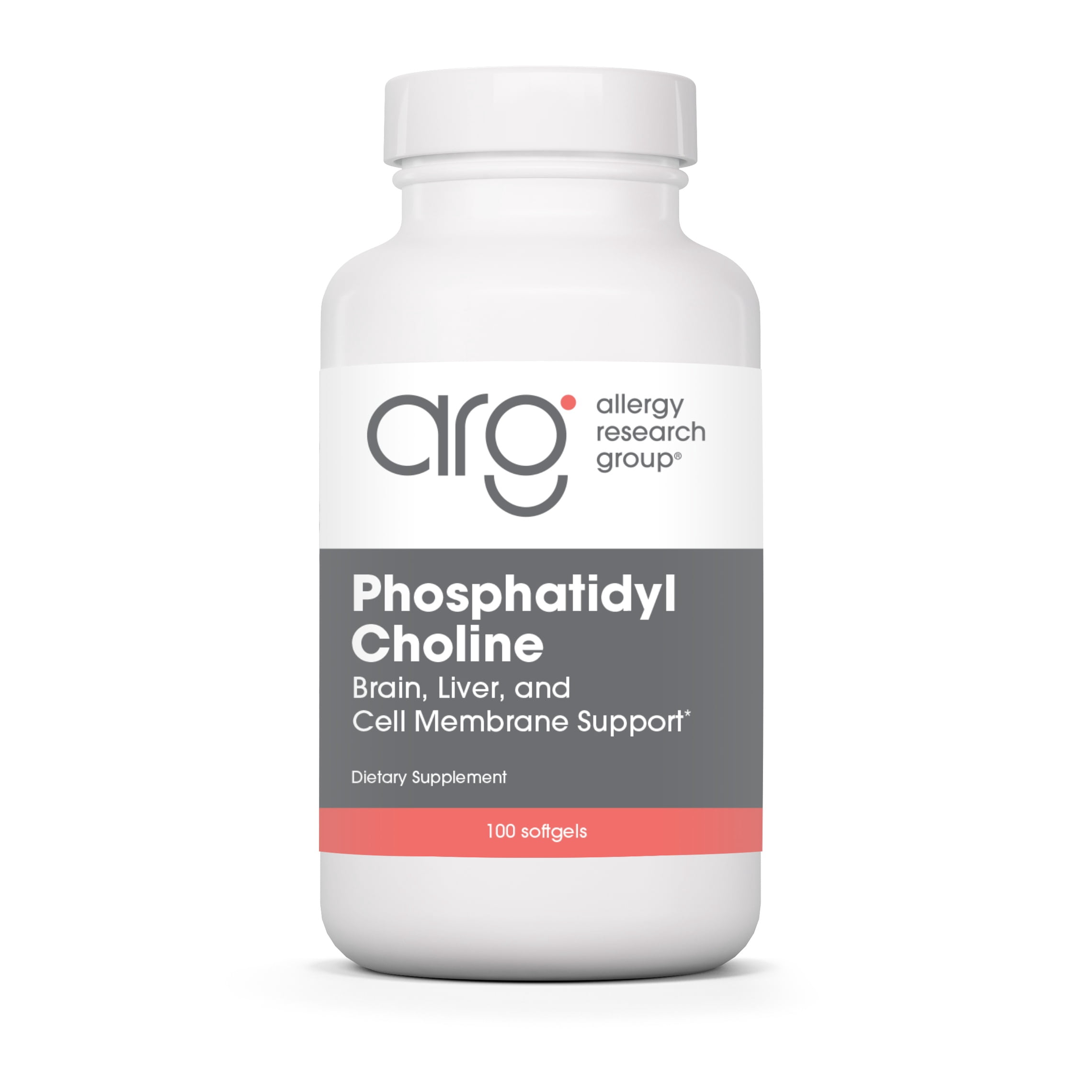 Allergy Research Group - Pure Phosphatidyl Choline Supplement for Brain,  Liver Health - 100 Softgels - Walmart.com