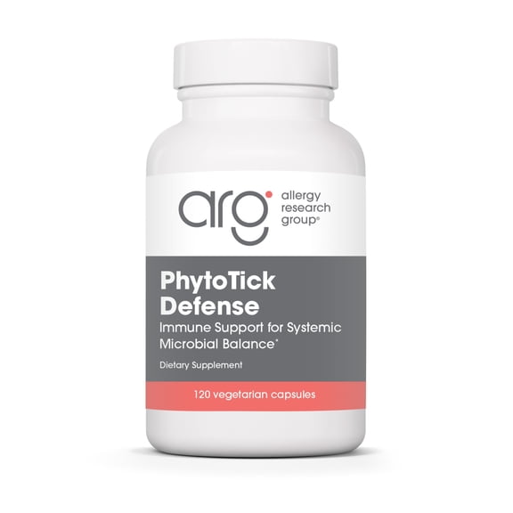 Allergy Research Group Phyto Tick Defense Supplement - Mushroom Complex, Mushroom Extract Powder in Convenient Capsules, Nootropic with Lions Mane, Cordyceps, Beta Glucans - 120 Vegetarian Capsules