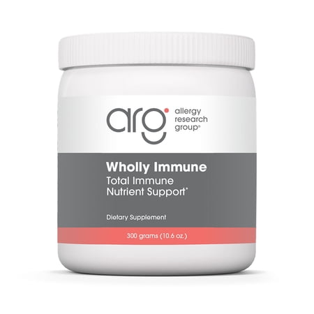 Allergy Research Group Wholly Immune Powder - Total Immune Nutrient Support 300gms, 15 servings