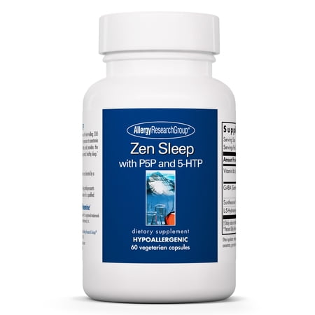 ARG Zen Sleep - Supports Relaxation and Natural Sleep Patterns Without Melatonin - L-Theanine GABA and 5-HTP Formula - Vegetarian & Hypoallergenic - 30 Servings - 60 Capsules