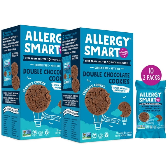 Allergy Smart Double Chocolate Cookies 4.95 oz (Pack Of 6)