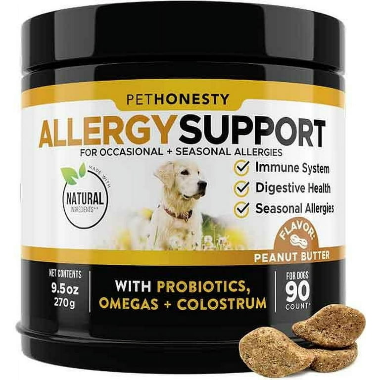 Allergy Support Chews 90 Count Peanut Butter Flavor 20.00 Off Auto renew