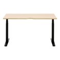 thumbnail image 1 of Allermuir Home Metal Height Adjustable Standing Desk in Oak, 1 of 4