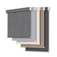 thumbnail image 1 of Allesin zen Blackout Roller Shades for Windows (Linen Gray 23x72),Cordless,Free-Stop,UV Protection,Block All Lights,Square Cassette Covered Matching Fabric, Shades for Bedroom, Office, Living Room, 1 of 9