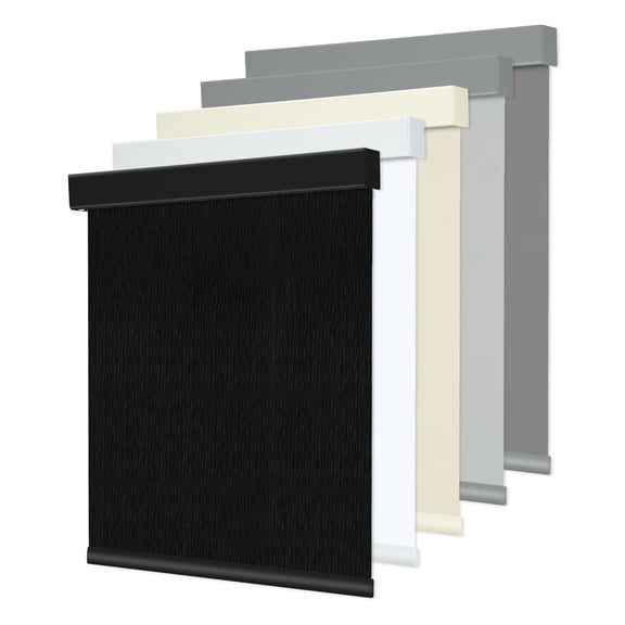 Allesin zen Blackout Roller Shades for Windows (Black,30"W x 72"H)