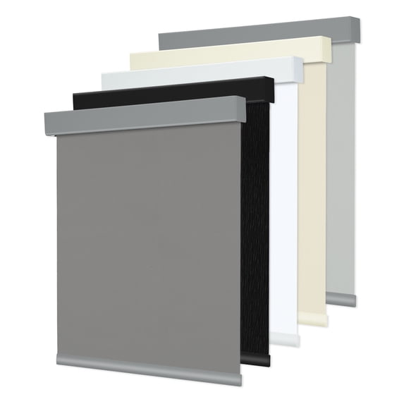 Allesin zen Blackout Roller Shades for Windows (Gray,23"W x 72"H)