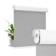 thumbnail image 1 of Allesin zen No Drill No Tools Blackout Roller Shades for Windows, ( Gray 23 x 48), Renter-friendly, UV Protection, no-drill pull-down blinds for Home, Bedroom, Office, Living Room, 1 of 9