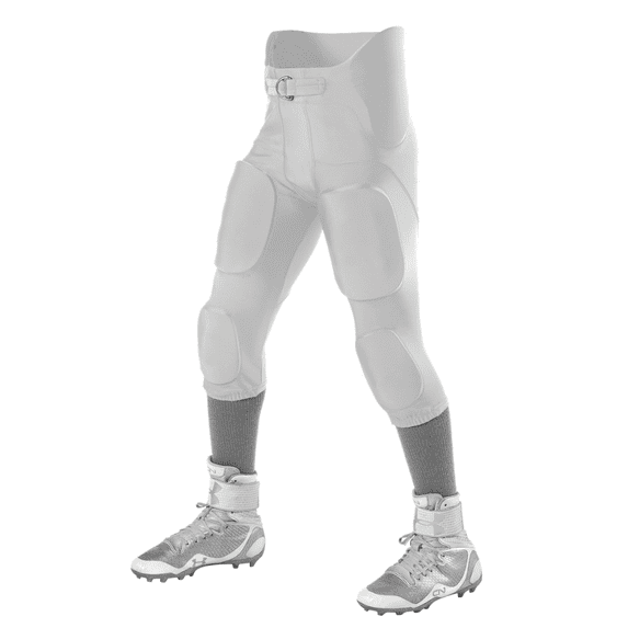 Alleson Adult Integrated Football Pant White 3XL