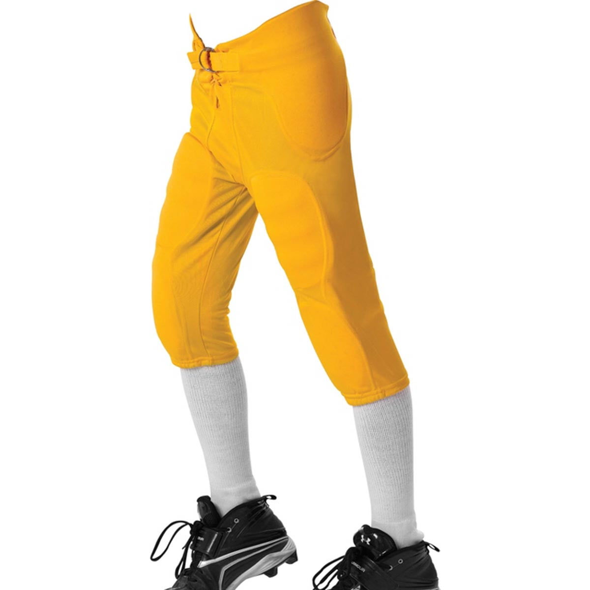 Alleson Adult Solo Practice Integrated Football Pant Gold Medium