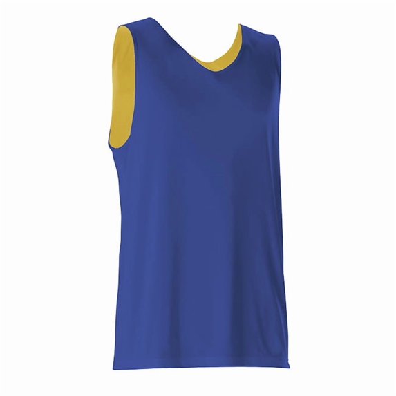 Alleson Athletic 506CR Mens Reversible Tank-Royal/ Gold-S