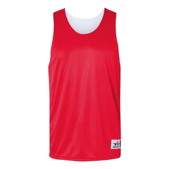 Alleson Athletic 506CR Men's Reversible Tank - Scarlet White