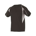 thumbnail image 1 of Two Button Henley Baseball Jersey - Black/ Grey/ White, 1 of 8