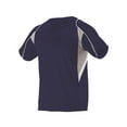 thumbnail image 1 of Alleson Athletic 529 Adult 2 Button Henley Baseball Jersey-Navy/ Grey/ White-L, 1 of 7